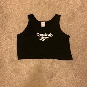 Reebok cropped tank top